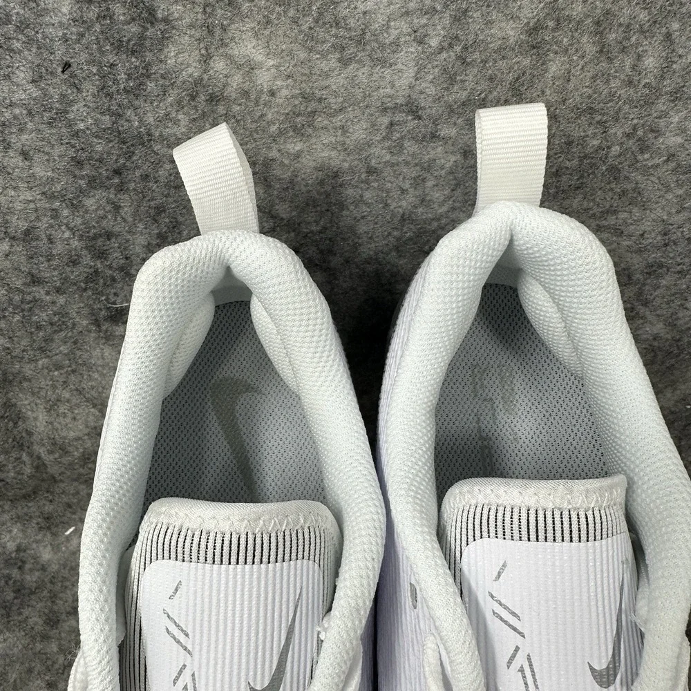 Nike Vapor Edge Speed 360 2 Football Cleats Mens Sz 9 White Silver DA5455-102